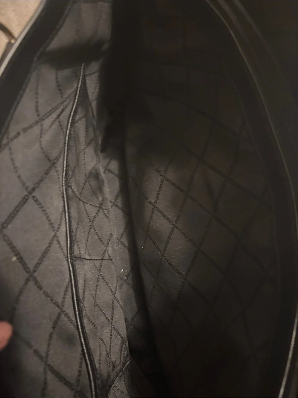 Michael Kors Black Saffiano Leather Tote with Gold MK Emblem